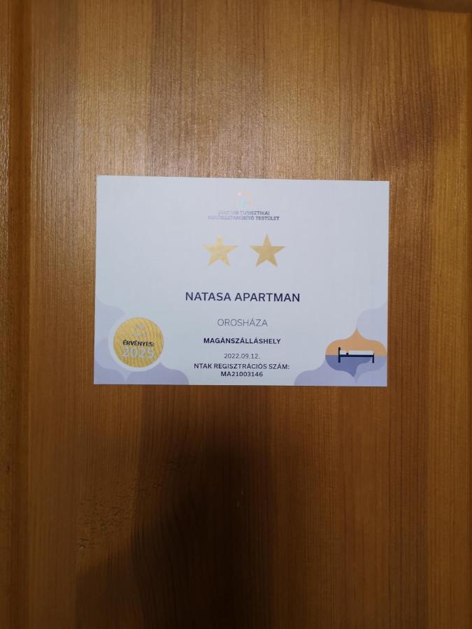 Natasa Apartman Orosháza Extérieur photo